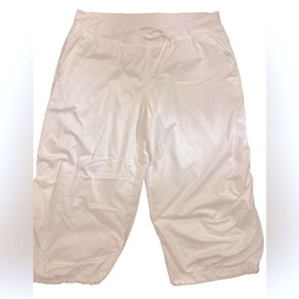 Mexx Nylon Long Short - 10 white nylon , Elastic waist , Tie bottoms